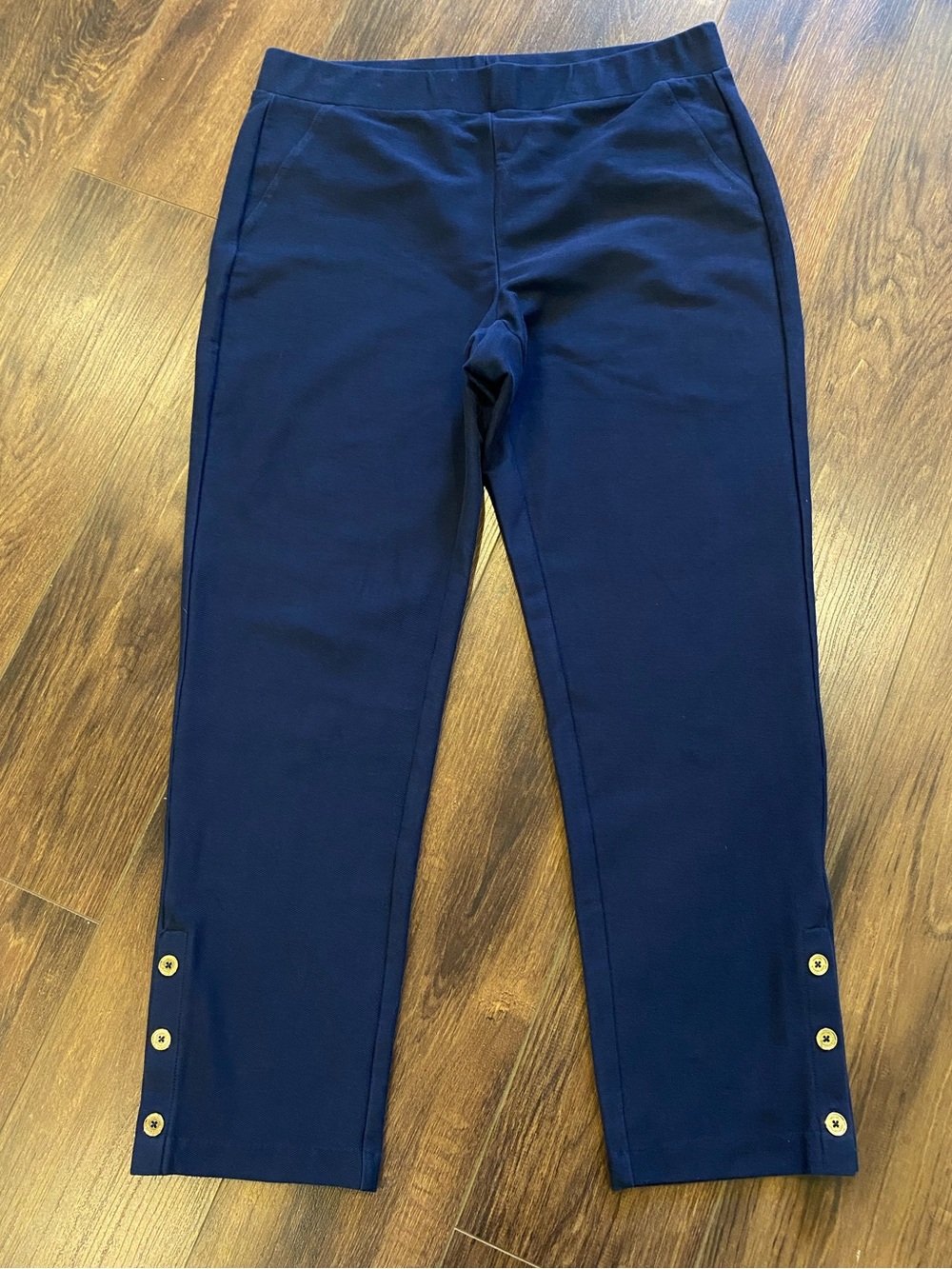 MICHAEL Michael Kors navy pull on pants ankle